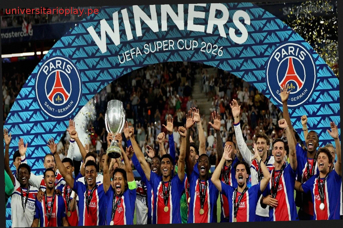 El PSG se corona Campeón de la Supercopa Europea tras vencer al Aston Villa