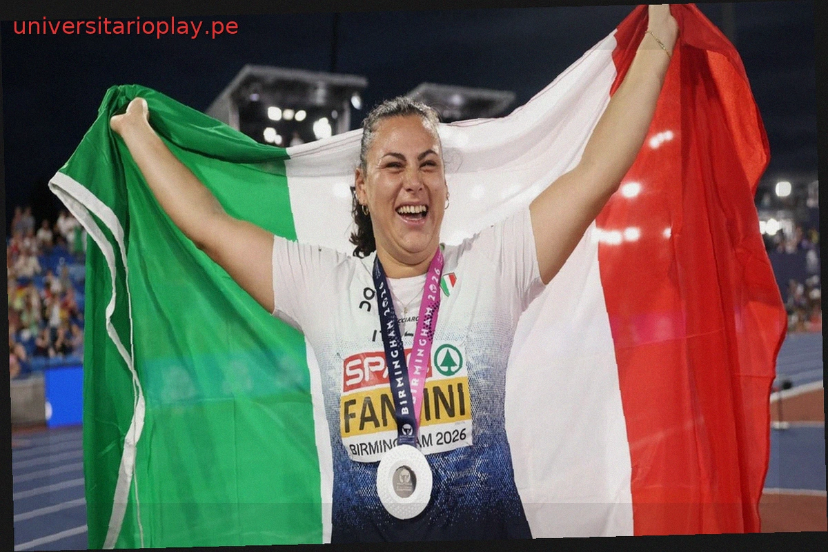 Sara Fantini conquista l'argento nel martello agli Europei di Birmingham