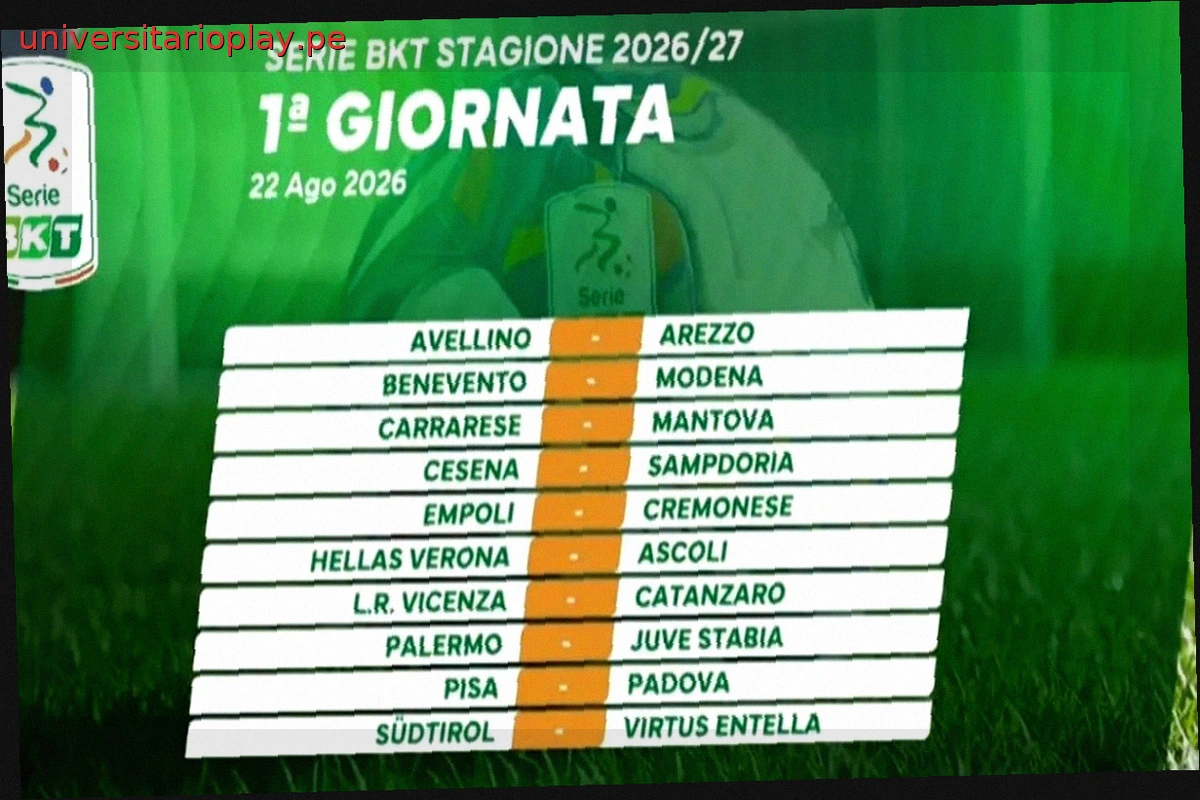 Serie B 2026/27: Apertura con Partita di Rilievo, Date e Orari delle Prime Cinque Giornate