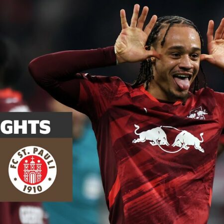 RB Leipzig supera al St. Pauli en partido de la Bundesliga