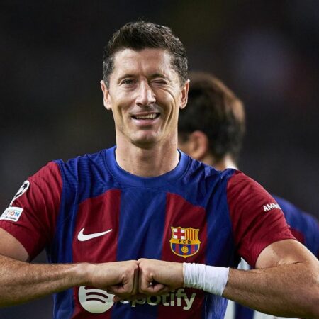 El Barcelona busca asegurar el futuro de Lewandowski con una extensión de contrato