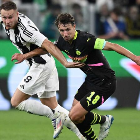 La Juventus afronta una prueba decisiva contra el PSV en la Champions League