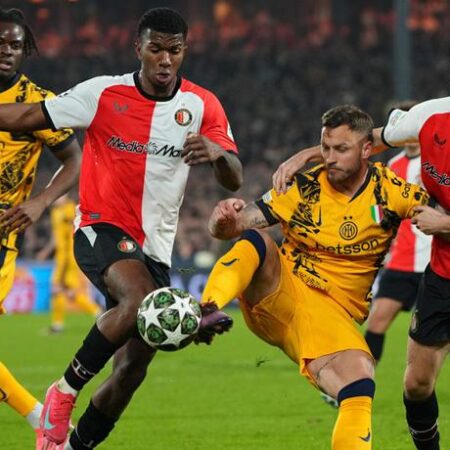 Inter vs Feyenoord 2-1: Estadísticas del Partido