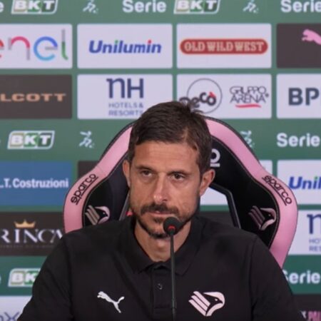 Palermo, Dionisi: “Siamo in crescita, ora dipenderà da noi. Recuperati Ceccaroni e Nikolau”