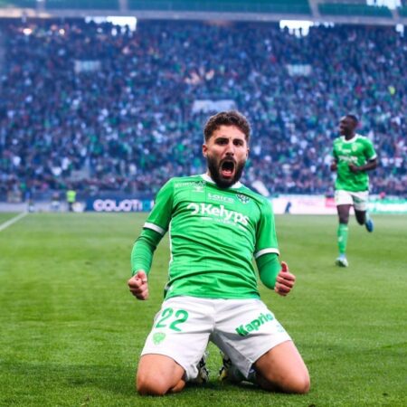 Clubes de la Ligue 1 Rivalizan con el Everton por el Delantero del Saint-Étienne, Zuriko Davitashvili