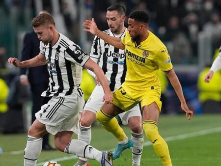 Juventus sigue empatando: 2-2 con el Villarreal en un partido de infarto