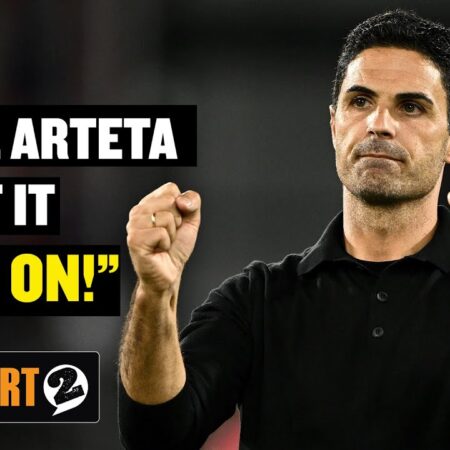 Mikel Arteta alcanza los 300 partidos con el Arsenal: «En los próximos 300, espero un trofeo»