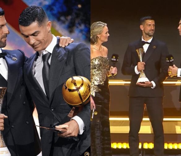 Ronaldo premia a Djokovic en Dubái: «El deporte va más allá del fútbol y entramos en una nueva era»