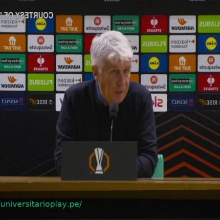 Gasperini: «Se vio lo mejor y lo peor de la Roma. Y sobre los silbidos de la grada…»