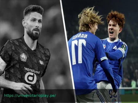 Liga Europa/Conferencia: Nanasi Heroico, Estrasburgo Avanza, Mientras que Lille y Giroud Son Eliminados