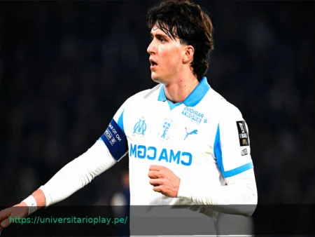 Fútbol: Leonardo Balerdi, defensor del Marsella, es baja con la Selección Argentina