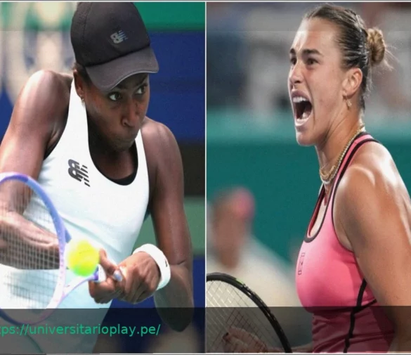 Final Femenina del Miami Open: Sabalenka vs. Gauff en Directo