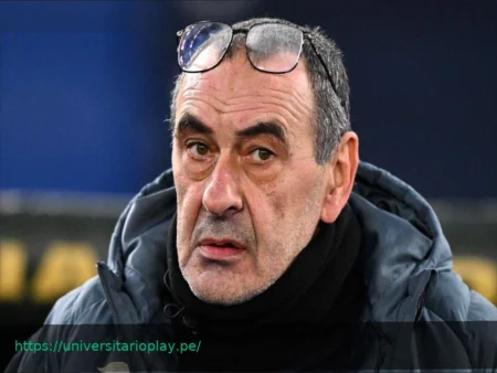 Lazio, Sarri: «Ahora no sé por qué me quedé»