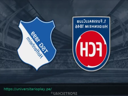 Bundesliga: 1. FC Heidenheim 1846 recibe a 1899 Hoffenheim