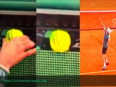 El increíble smash de Sinner detiene el partido y cautiva al público: ¡la pelota se atasca en las barreras!