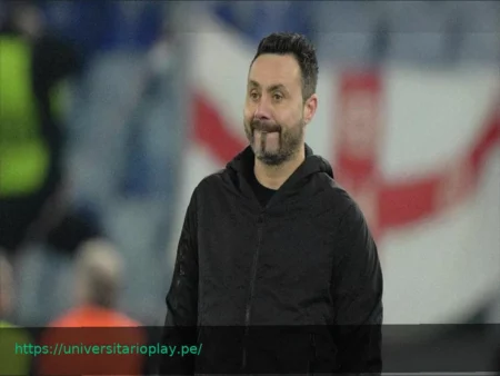 De Zerbi ilusionado por su debut con el Tottenham: "Me lancé de lleno, pero no tengo varita mágica"