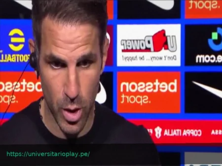 Cesc Fàbregas tras la derrota del Como contra el Inter: «Gran orgullo, pero nos falta algo. Ahora, cabeza al campeonato»