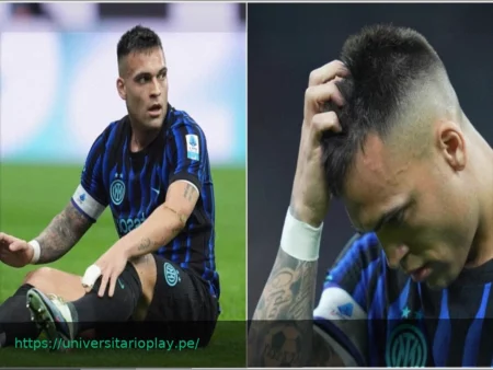 Lautaro Martínez se Lesiona y se Pierde el Como-Inter