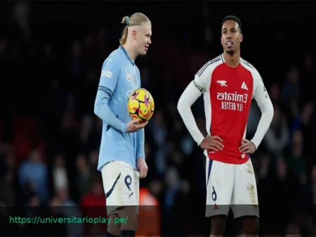 Manchester City vs Arsenal en Directo: Sigue la Decisiva Batalla entre Guardiola y Arteta