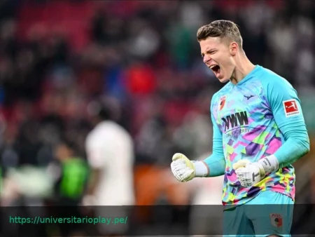 Augsburgo celebra a Finn Dahmen tras récord en la Bundesliga y mira al Mundial de 2026