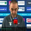Sarri: «La temporada de la Lazio es una etapa formativa. Si me hubiera ocurrido hace 15 años, ¡habría sido mejor!»