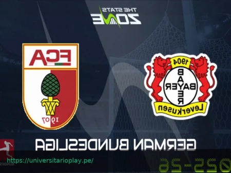 Bayer Leverkusen vs Augsburg: Noticias del equipo y alineaciones pronosticadas