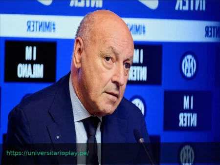 Marotta y el mercado del Inter: «Gimnasio? El Atalanta lo tiene bien guardado». Luego sobre la renovación de Chivu dice…