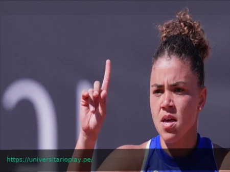 Jasmine Paolini: Eliminada en la primera ronda y entre lágrimas en Stuttgart