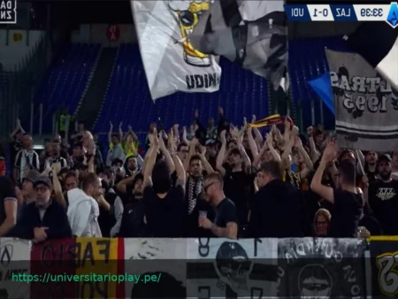 I tifosi dell’Udinese celebrano il gemellaggio con la Roma all’Olimpico contro la Lazio: il dettaglio non passa inosservato