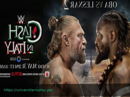 WWE Rompe Moldes en Italia: Clash at the Castle: Scotland, Combates y Horarios de la Maratón Italiana en Netflix