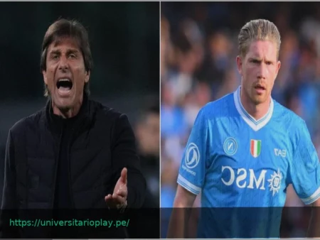 Napoli: Conte, más realista que el rey De Bruyne