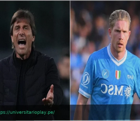 Napoli: Conte, más realista que el rey De Bruyne