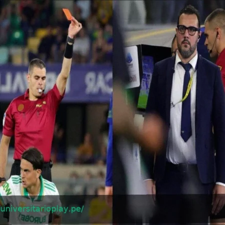 Sozza: un desastre en Verona-Roma, el penal era claro pero cometió un error enorme. Y sobre la expulsión de Valentini…