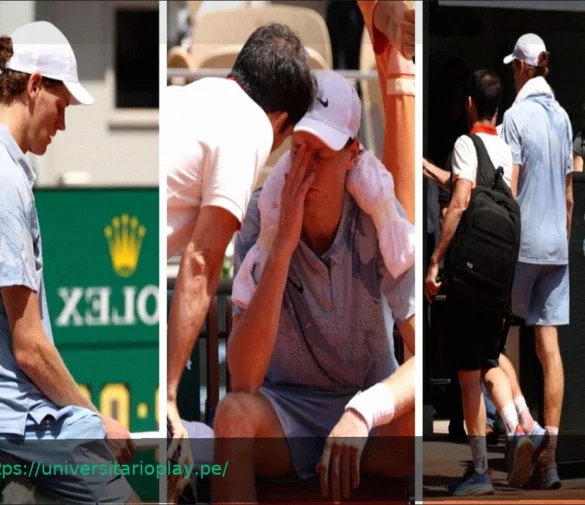 Jannik Sinner si sente male al Roland Garros: «Devo vomitare»