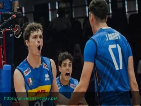 VNL: La Joven Italia Supera a Alemania en Cuatro Sets