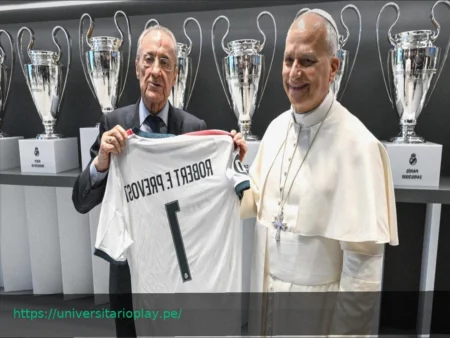 El Papa León XIV, Socio de Honor del Real Madrid